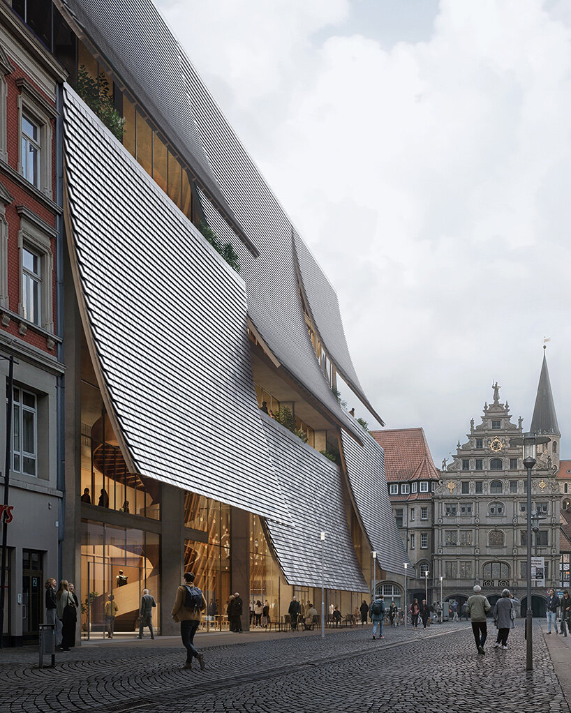 ADEPT to transform german warehouse into ‘haus der musik’ with sculpted new facade post thumbnail image