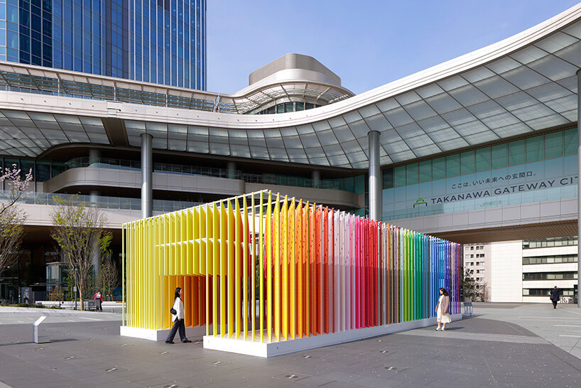 emmanuelle moureaux visualizes a century with vibrant ‘100 colors path’ in tokyo post thumbnail image