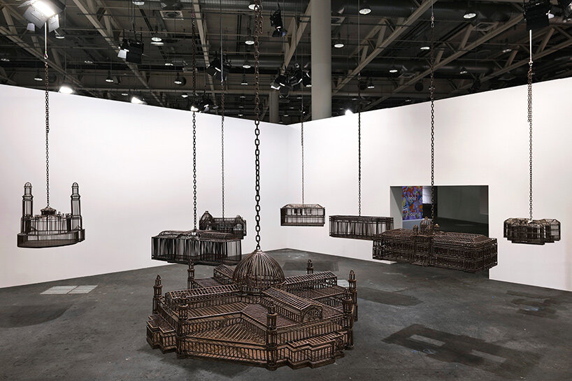 roméo mivekannin reinterprets colonial architecture with hand-welded sculptures at art basel post thumbnail image